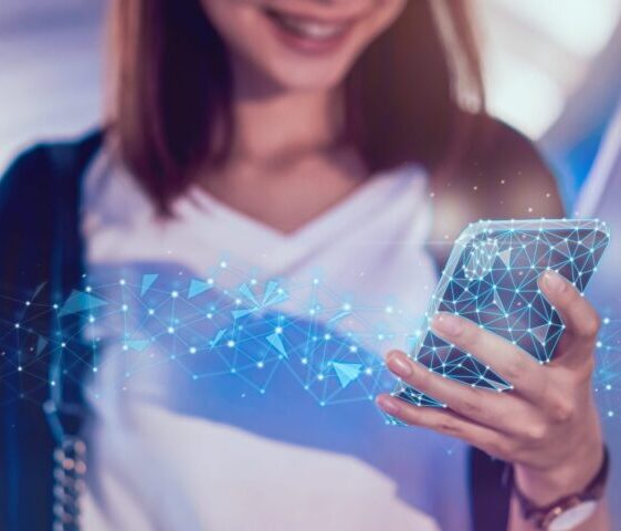 technology-networking-concept-woman-holding-abstract-polygonal-wireframe-smartphone-and-searching-for_t20_P1y0wp